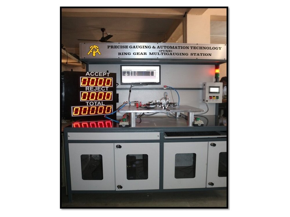 PLC-PC Based Ring Gear Multigauging Machine